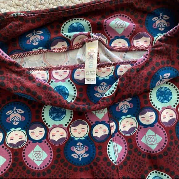 LuLaRoe Nesting Doll Leggings, OS - Picture 2 of 3